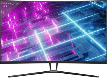 Monitor LC-Power LC-M32-QHD-165-C, must, 31.5" (kahjustatud pakend)