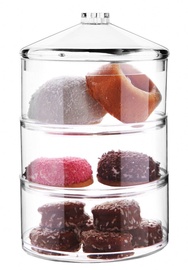 Indai desertams ir saldumynams Hermia 212, 10 cm x 10 cm x 24 cm, 10 cm, skaidri, polipropilenas (pp)