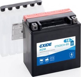 Аккумулятор Exide YTX20CH-BS, 12 В, 18 Ач, 270 а