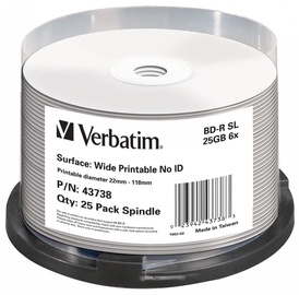 Andmekandja Verbatim, 25 GB, 25tk