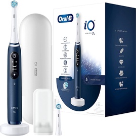 Электрическая зубная щетка Braun Oral-B iO Series 7N, синий/белый