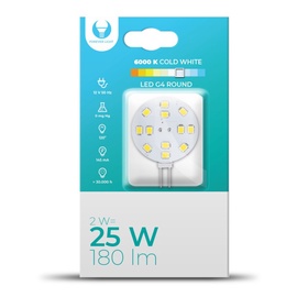 Лампочка Forever Light LED, G4, холодный белый, G4, 2 Вт, 180 лм