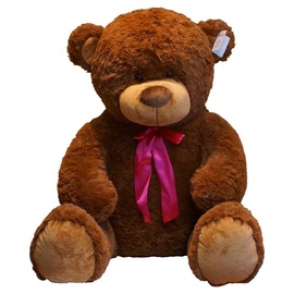 Mīkstā rotaļlieta Tulilo Norbert Teddy Bear, brūna, 75 cm