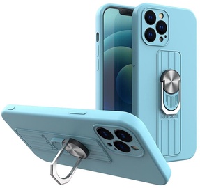 Чехол для телефона Hurtel Ring Case, Apple iPhone 13, голубой