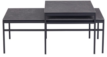 Kafijas galdiņš Actona Exeter 62048, melna, 500 mm x 1000 mm x 350 mm