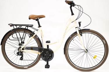 Velosipēds pilsētas Rocksbike City Lifestyle 3.0, 28 ", 19" (48 cm) rāmis, bēša