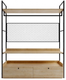 Skapis Kalune Design Fileli L605, ozola, 150 cm x 42 cm x 180 cm