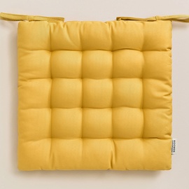 Подушка на стул Room99 Aura, желтый, 400 мм x 400 мм