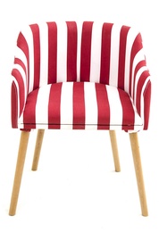 Valgomojo kėdė Kalune Design Kalang 829MSV3702 829MSV3702, balta/raudona, 50 cm x 56 cm x 70 cm