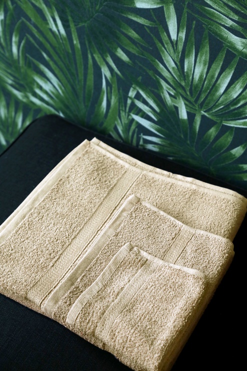 Полотенце для ванной Okko Towel Sand 11, коричневый/песочный, 140 x 70 cm, 1 шт.
