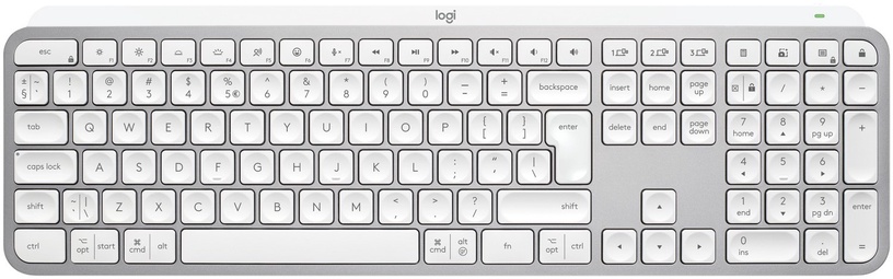 Klaviatuur Logitech MX Keys S, EN, helehall, juhtmeta
