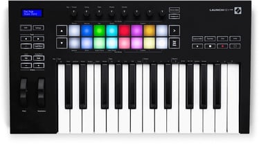 MIDI контроллер Novation Launchkey 25 [MK3], черный