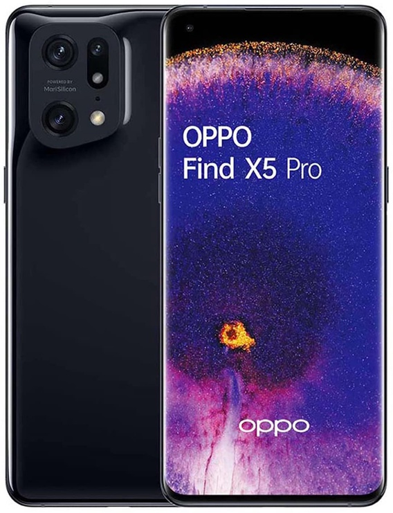 Мобильный телефон Oppo Find X5 Pro 5G, черный, 12GB/256GB