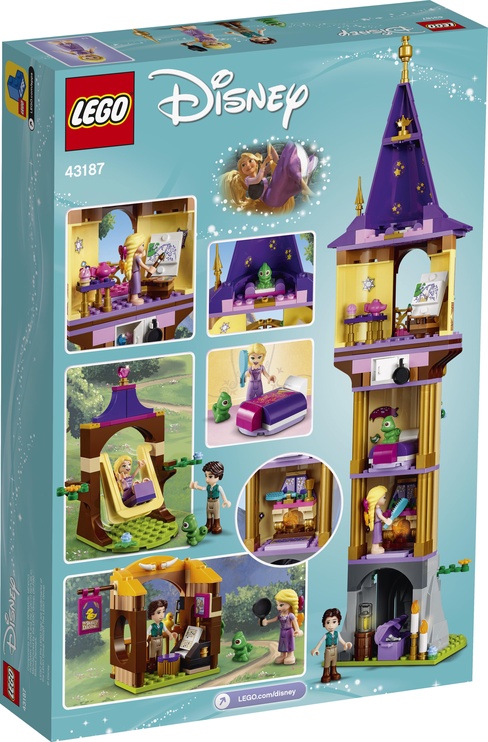 Konstruktor LEGO® │ Disney Rapuntsli torn 43187, 369 tk