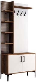 Комплект мебели для прихожей Kalune Design Viyana D, комнатные, белый/ореховый