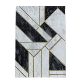 Ковер комнатные Naxos Marble 1602303817, золотой/белый/черный, 230 см x 160 см