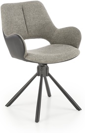 Valgomojo kėdė K494, juoda/pilka, 59 cm x 57 cm x 85 cm