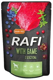 Mitrā barība (konservi) suņiem Dolina Noteci Rafi Venison, brieža gaļa, 0.3 kg