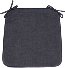 Krēslu spilveni Home4you Summer T0450942, tumši pelēka, 390 mm x 390 mm