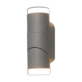 Уличный настенный светильник Tope Sano, 6Вт, LED, IP65, aнтрацит, 8 см x 19.2 см