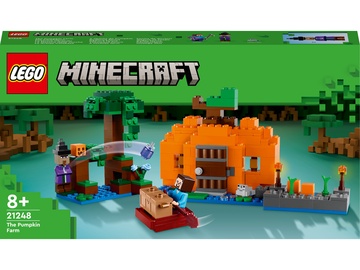 Konstruktors LEGO® Minecraft® Ķirbju ferma 21248, 257 gab.