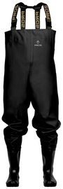 Штаны для рыбалки мужские Pros Standard SB01, с голенищем, без подогрева, черный, 47 размер