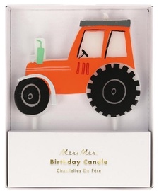 Свеча на день рождения Meri Meri On The Farm Tractor Candle, красный