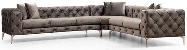 Угловой диван Hanah Home Como, антрацитовый, левый, 310 x 90 x 73 см
