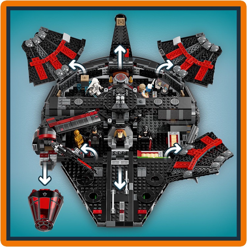 Konstruktor LEGO® Star Wars™ Dark Falcon 75389