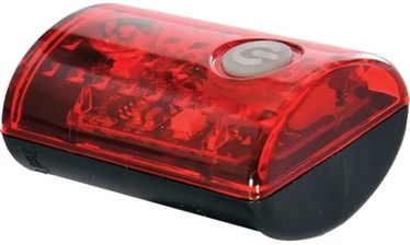 Велосипедный фонарь OXC Bicycle LED Light 50580, пластик, черный/красный