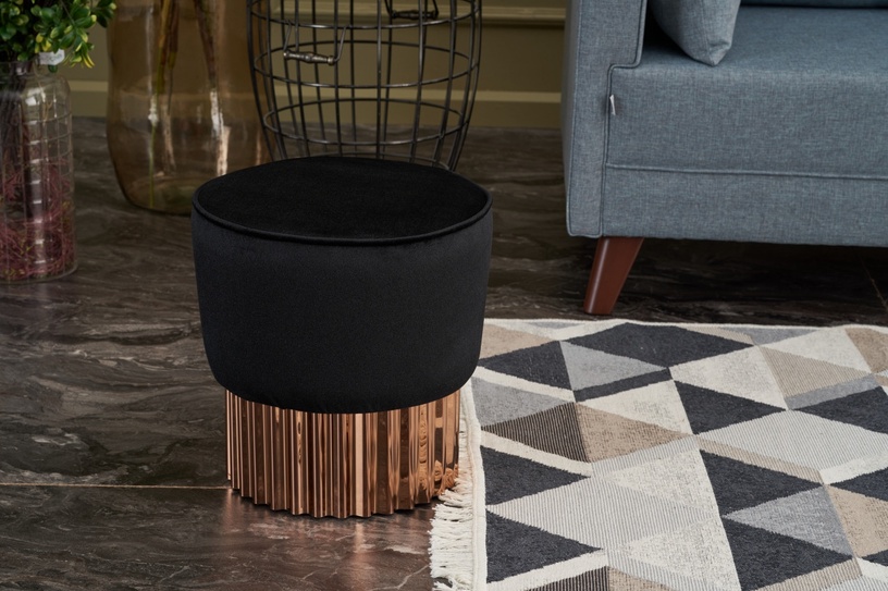 Пуф Hanah Home Living 825BLC1684, черный, 38 см x 38 см x 40 см