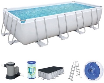 Baseins karkasa Bestway Steel Pro 56465, pelēka, 14812 l