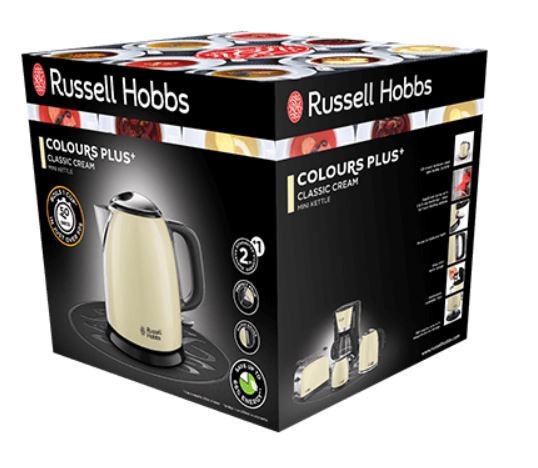 Russell Hobbs Colours Plus 1.7L Cream Kettle