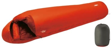 Guļammaiss Mont-Bell Seamless Down Hugger 800 Regular, sarkana, labais, 225 cm