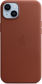 Vāciņš Apple Leather Case with MagSafe, Apple iPhone 14 Plus, brūna