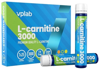 Enerģijai un izturībai VPLab L-Carnitine 3000, 0.025 l x 7