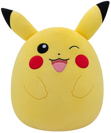 Mīkstā rotaļlieta Squishmallows Pokemon Winking Pikachu, dzeltena, 35 cm