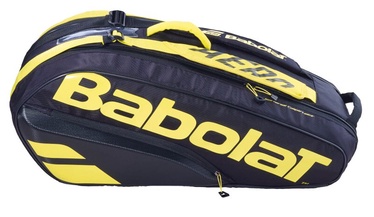 Спортивная сумка Babolat Pure Aero X6, черный/желтый, 48 л