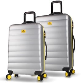 Комплект чемоданов My Valice Crsobgri, серый, 100 л, 30 x 48 x 76 см, 2 шт.