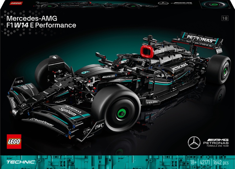 Konstruktor LEGO® Technic Mercedes-AMG F1 W14 E Performance 42171, 1642 tk