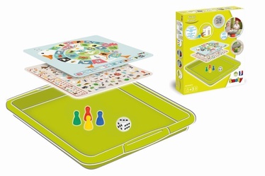 Vaikiškas iškylų stalas su stalo žaidimais Smoby Games Drawers Set, 31 cm x 34 cm x 4 cm