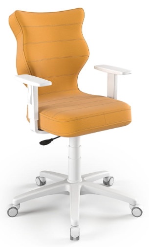 Детский стул Duo VT35 Size 5, 40 x 40 x 86 - 99 см, белый/желтый