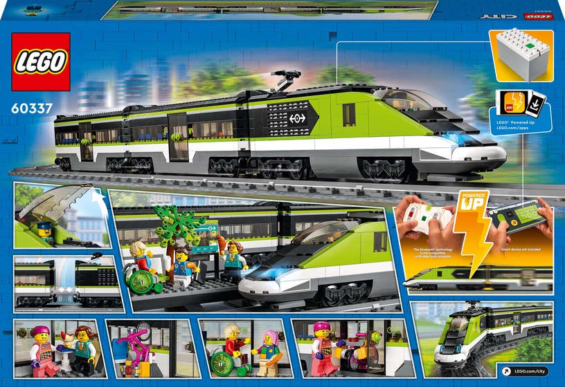 Konstruktors LEGO® City Pasažieru ātrvilciens 60337, 764 gab.