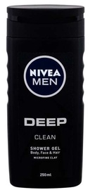 Dušas želeja Nivea Men Deep Clean, 250 ml