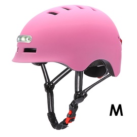 Велосипедный шлем детские/подростковые Beaster BS02HPM, розовый, M (54-57 см)