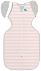 Детский спальный мешок Love To Dream Transition Bag Transition Bag, белый/розовый/серый, 68 см x 32 см