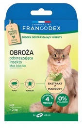 Kaķu kaklasiksna Francodex Flea & Tick FR179170