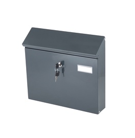 Почтовый ящик Haushalt PD968, черный/серый, 31.7 см x 9 см x 35.4 см