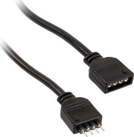 Кабель Kolink 4-Pin Extension 4-Pin RGB male, 4-Pin RGB female, 0.5 м, черный