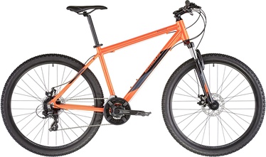 Velosipēds kalnu Serious Rockville Disc, 27.5 ", 21" (54 cm) rāmis, oranža